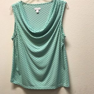 Charter Club Draped neckline Blouse (PL)